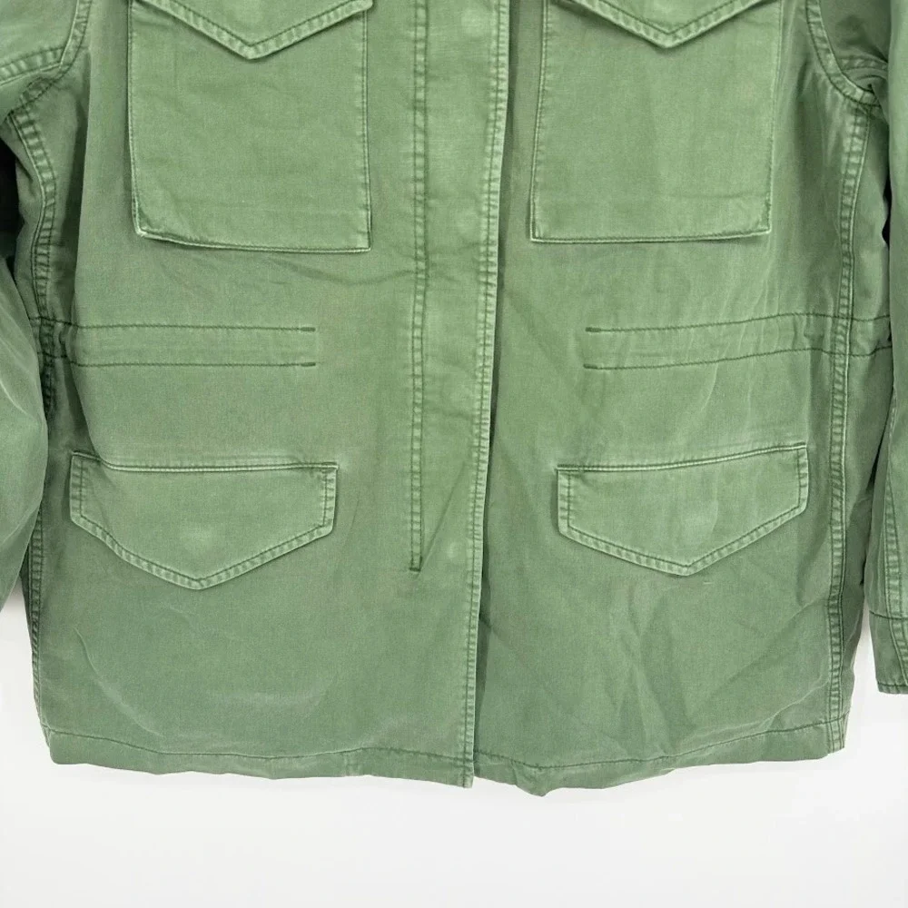 NEW Madewell Oversized Field Jacket Womens M Army Green Military Utility